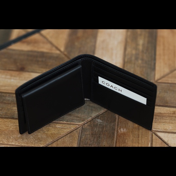 Men’s wallet Coach black NEW - Picture 4 of 11